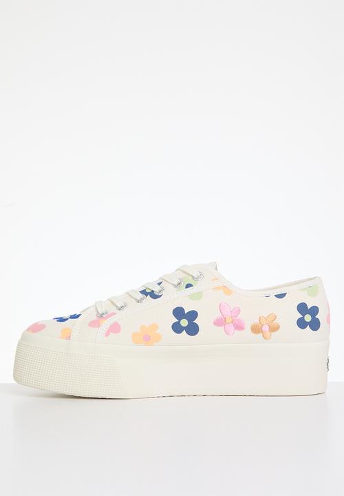 SUPERGA - 2790 Platform lil flower embroidery - florals