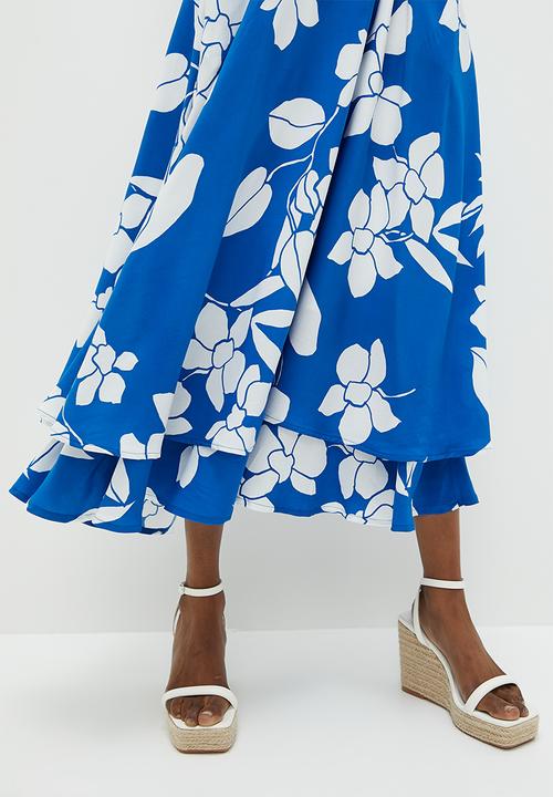 AMANDA LAIRD CHERRY - Savannah - Blue/White Floral