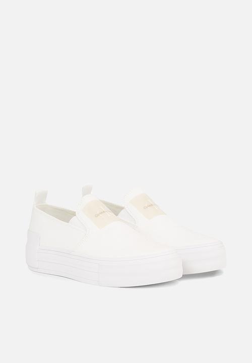 Calvin Klein - Bold vulc flatform slip-on - bright white