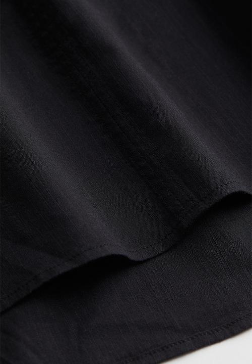 H&M - V-neck blouse - black