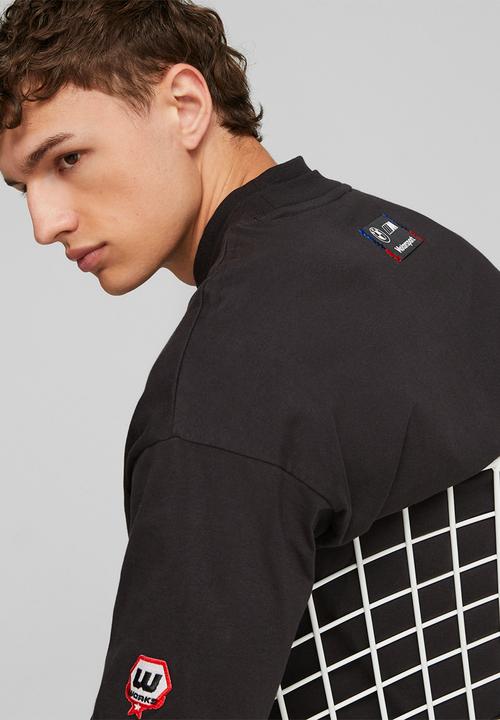 PUMA - BMW motorsport garage crew tee - black 