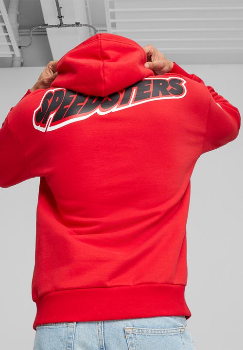 PUMA - Ferrari race garage crew hoodie - rosso corsa