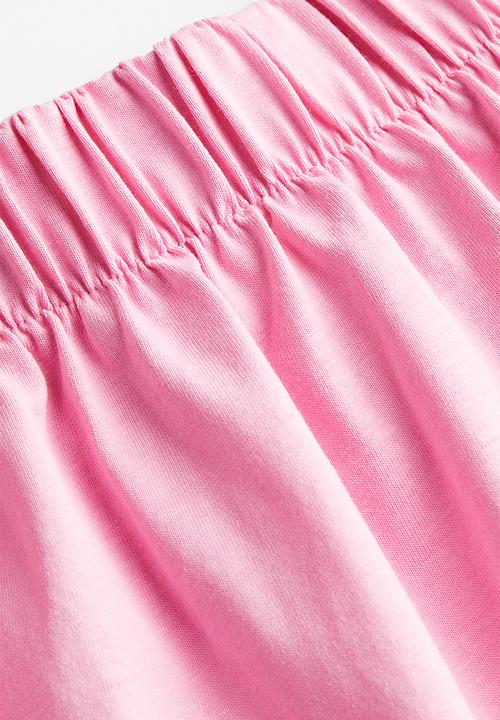 H&M - Square-neck top - light pink