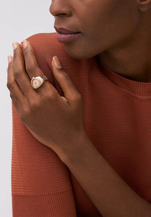 Fossil - Ring watch - rose gold