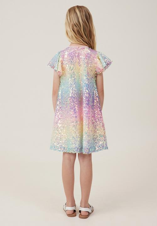 Cotton On - Stella dress up dress - rainbow gradient