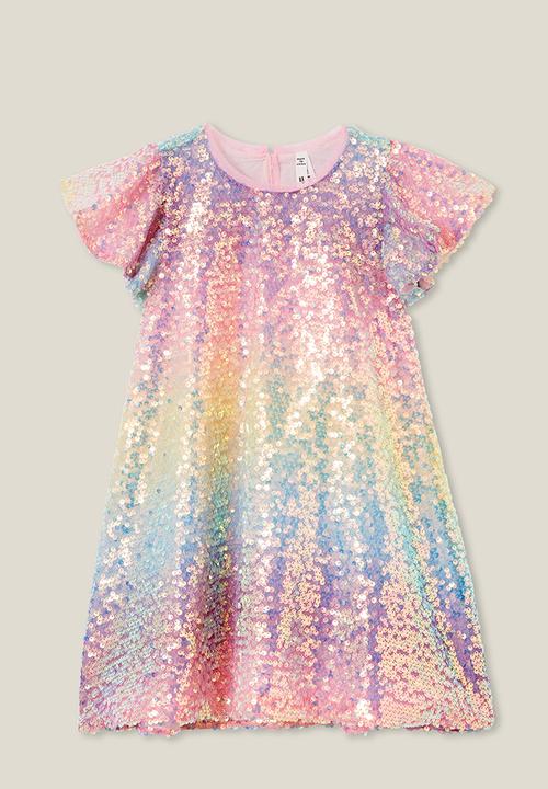 Cotton On - Stella dress up dress - rainbow gradient