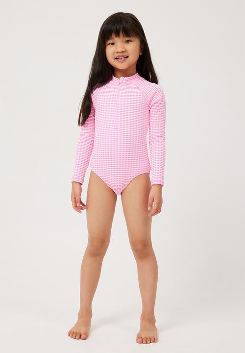 Cotton On - Lydia one piece - bubblegum pop/gingham