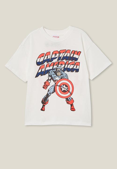 Cotton On - License drop shoulder short sleeve tee - lcn mar vanilla