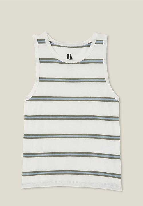 Cotton On - Olsen tank - vanilla stripe