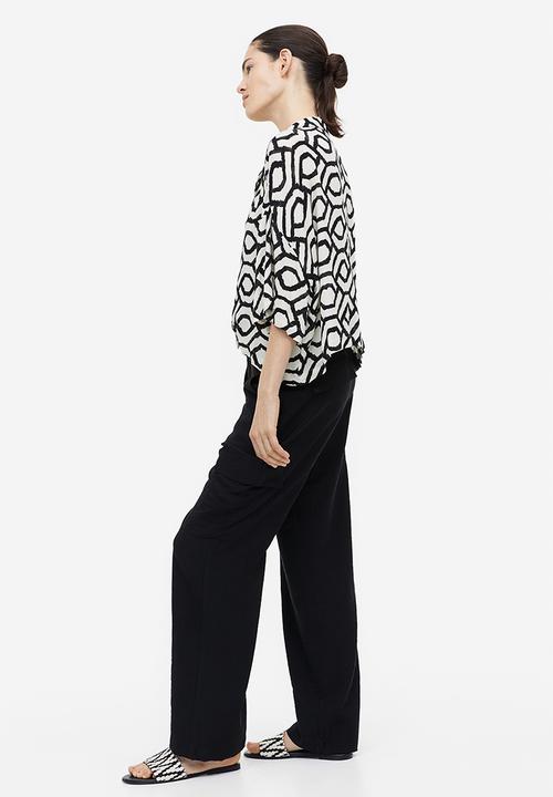 H&M - Cargo trousers - black