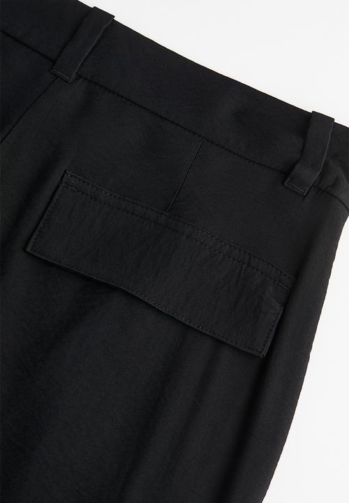 H&M - Cargo trousers - black