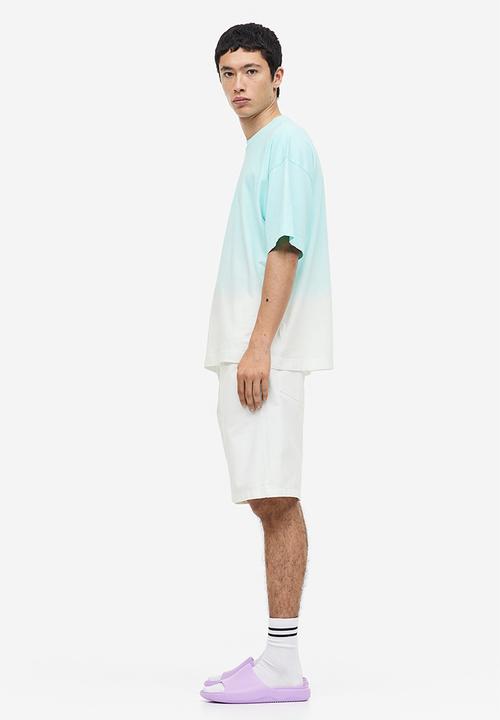 H&M - Oversized fit T-shirt - turquoise ombre