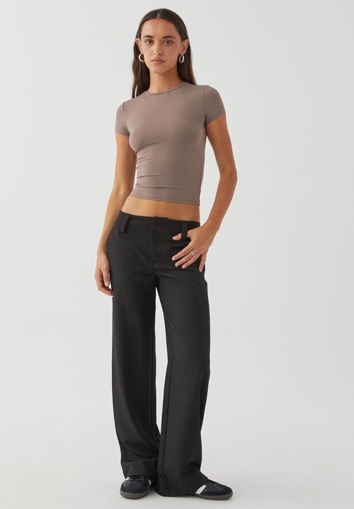 Supré  - Tara Mid Rise Pant - Black