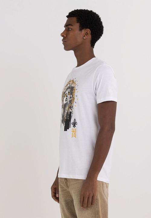 Replay - Garment dyed organic cotton - white