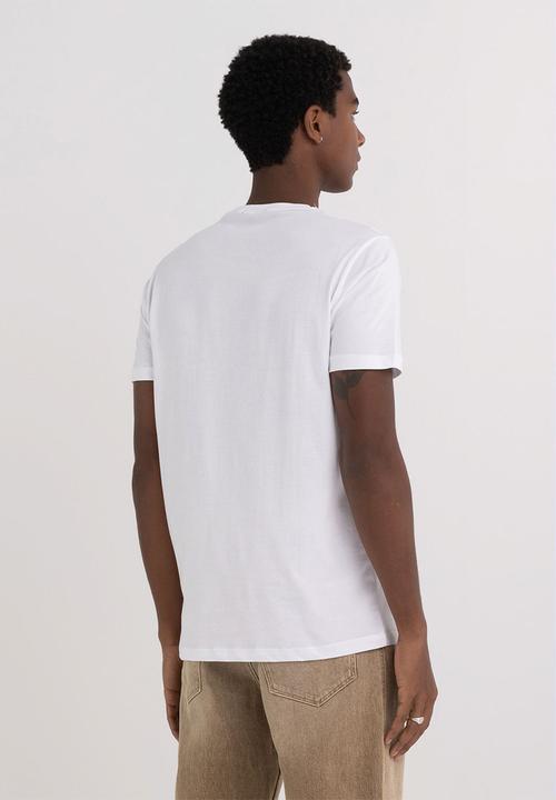Replay - Garment dyed organic cotton - white