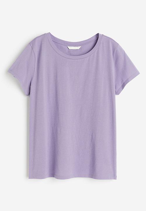 H&M - Cotton T-shirt - purple