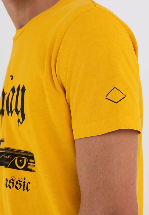 Replay - G. dyed open end dry hand jersey - ocra yellow