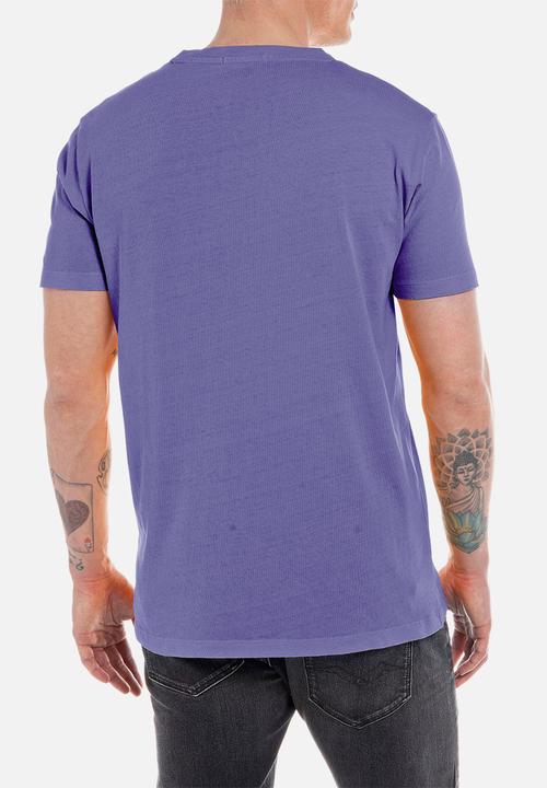 Replay - G. dyed open end dry hand jersey - violet