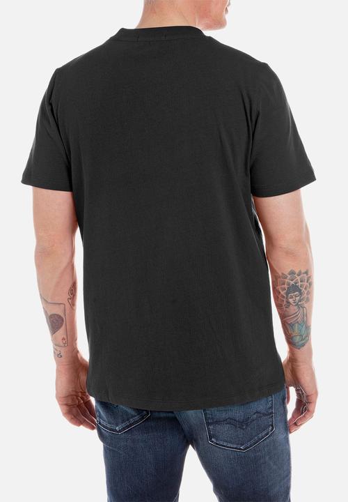 Replay - Open end dry hand jersey - black