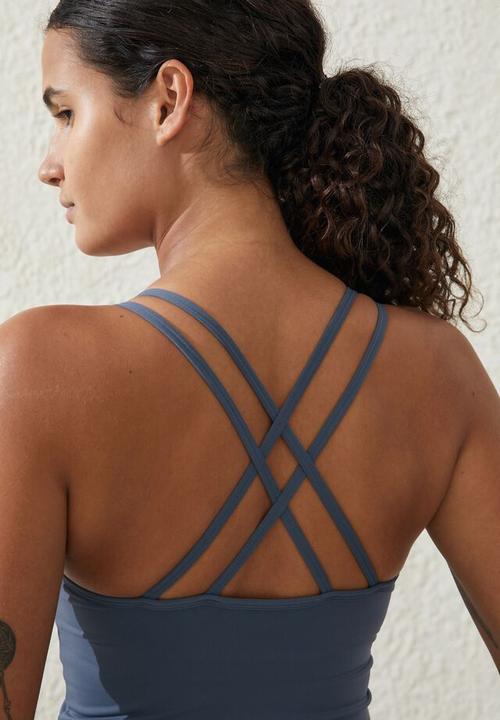 Cotton On - Ultra luxe strappy tank - folkstone grey