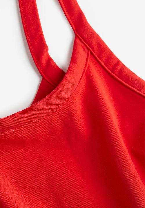 H&M - Cotton vest top - red