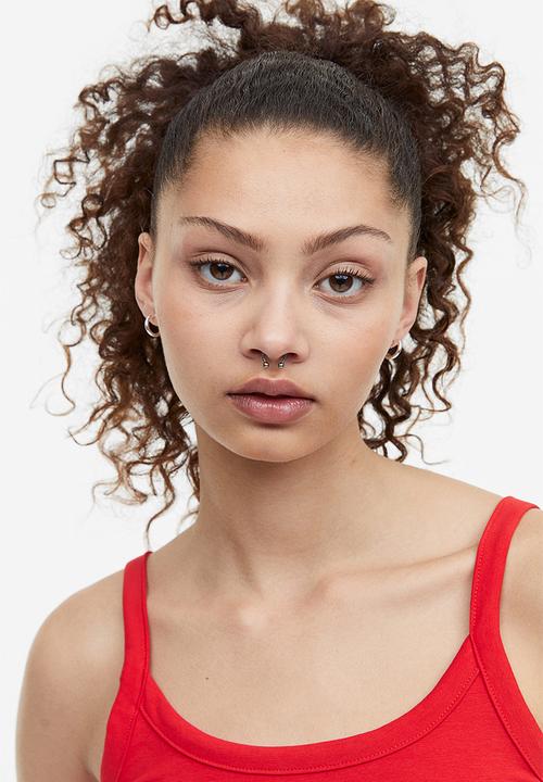 H&M - Cotton vest top - red