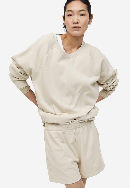 H&M - Sweatshirt shorts - beige