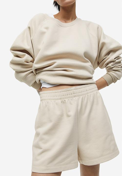 H&M - Sweatshirt shorts - beige