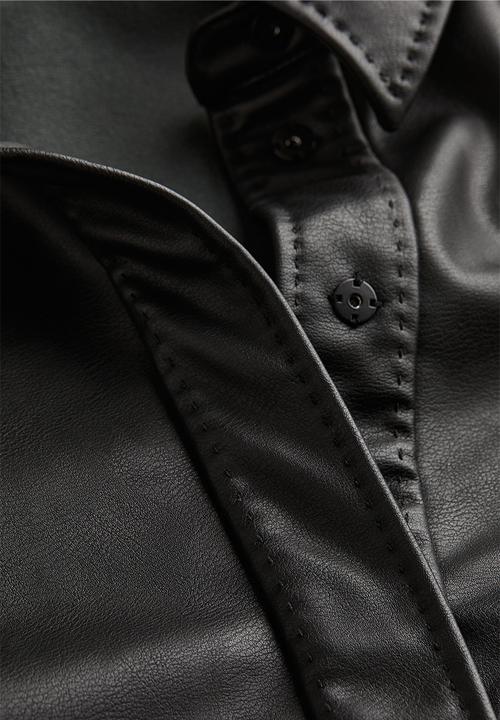 H&M - Oversized shirt - black