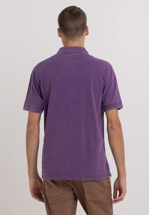 Replay - Garment dyed cotton piquet - violator