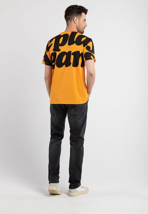 Replay - Basic jersey 30/1 - sport orange