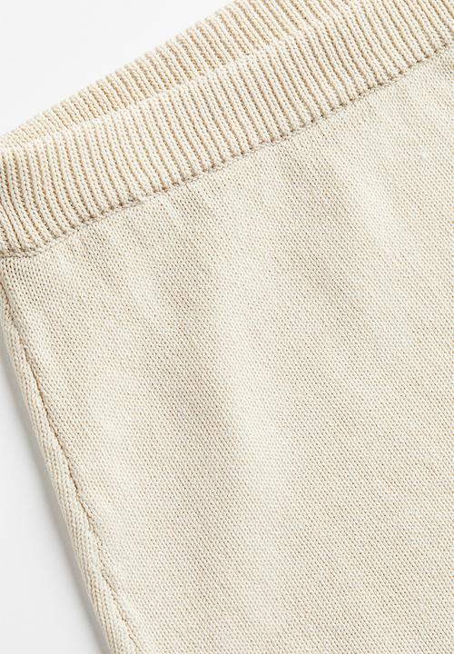 H&M - Fine-knit shorts - white