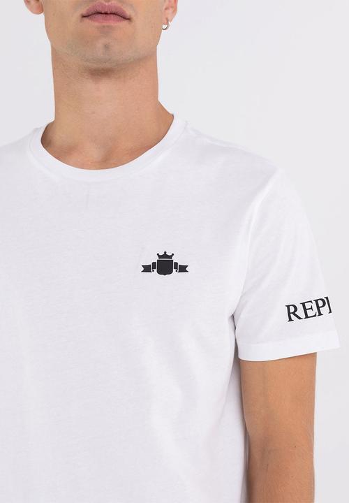 Replay - Compact cotton jersey - white