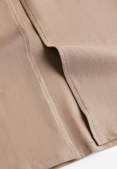 H&M - Long jersey skirt - beige