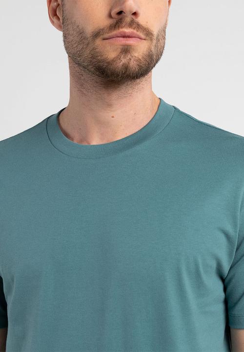 Replay - Piece dyed organic cotton jersey - powder blue