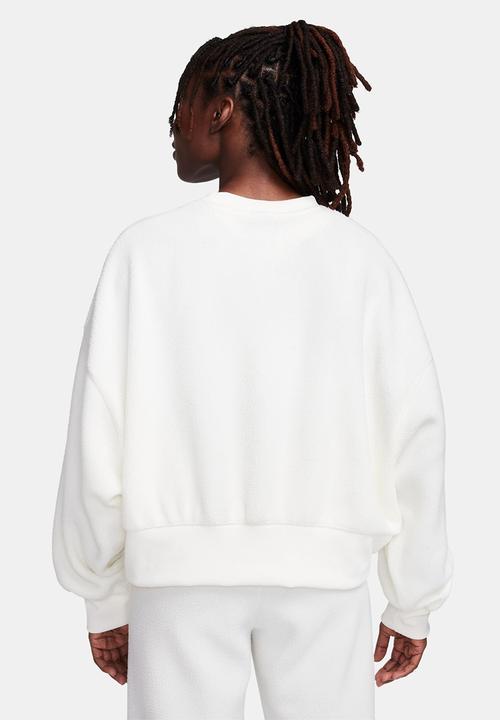 Nike - W Nsw plsh mod crop crew - sail / sanddrift