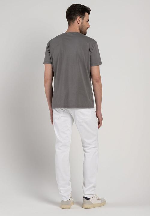 Replay - G. dyed organic cotton jersey - iron grey
