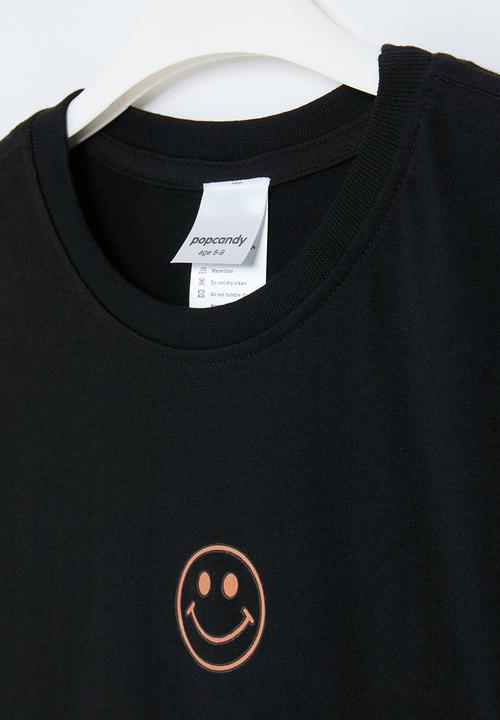 Pop Candy - Smiley tee - black