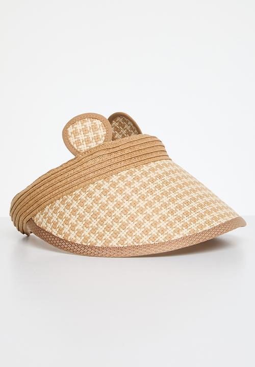 Pop Candy - Straw visor cap - khaki
