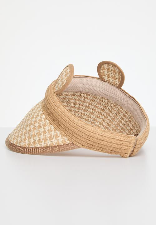 Pop Candy - Straw visor cap - khaki