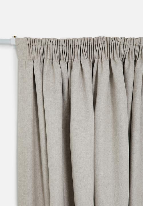 Design Collection - Blockout taped curtain - neutral