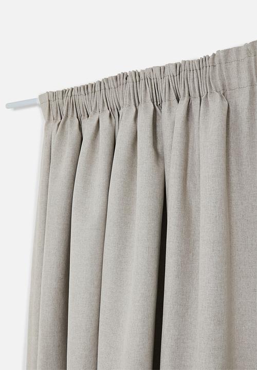 Design Collection - Blockout taped curtain - neutral