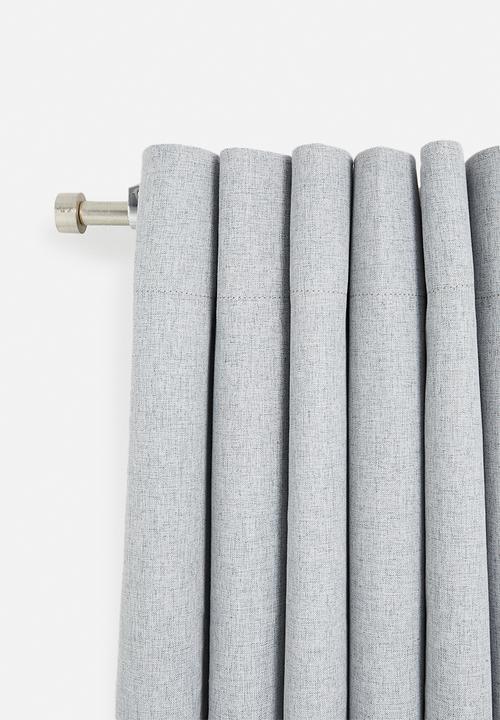 Design Collection - Blockout eyelet curtain - light grey