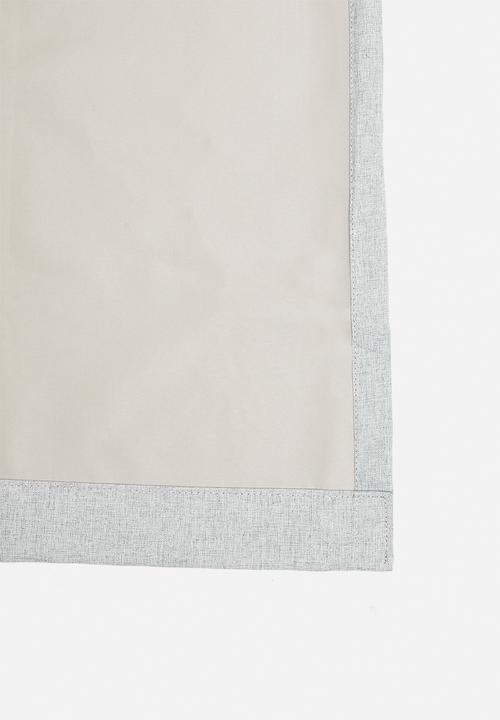 Design Collection - Blockout eyelet curtain - light grey