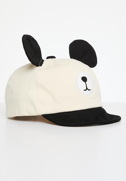 Pop Candy - Baseball cap - black and ecru