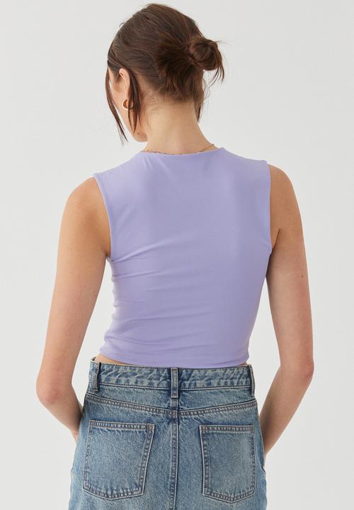 Supré  - Luxe Scoop Neck Tank - Cloudy Lilac