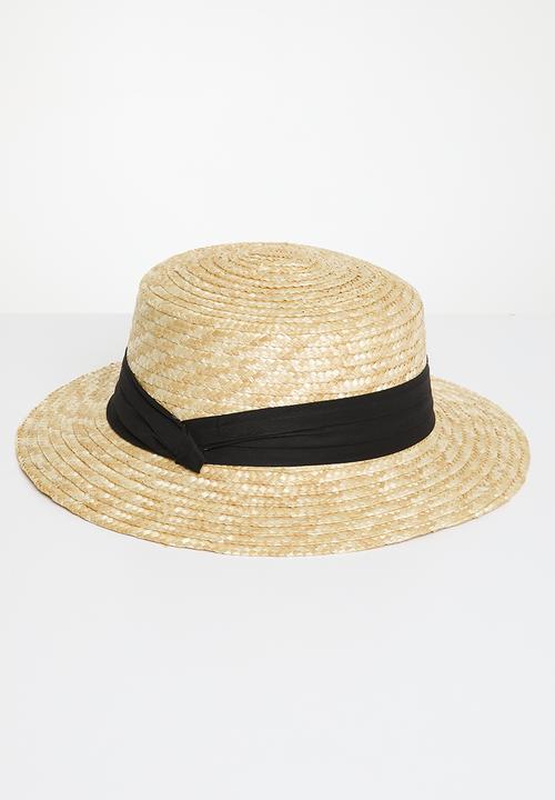Pop Candy - Straw hat - black