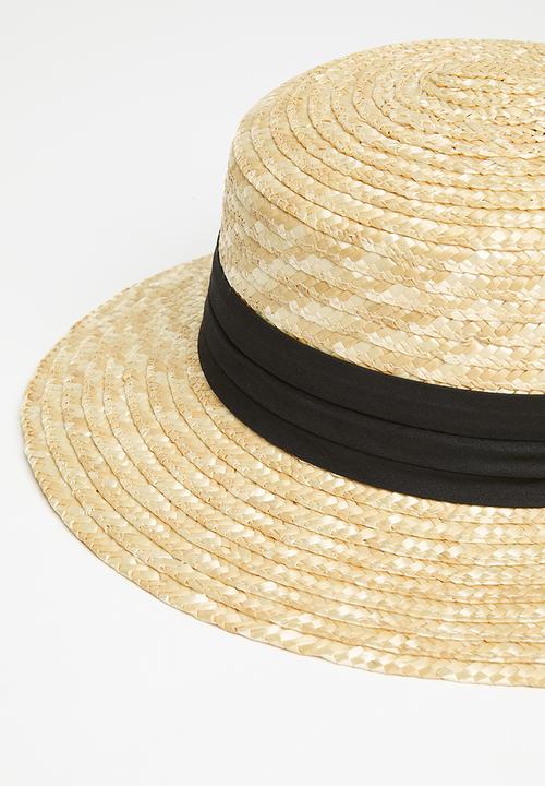 Pop Candy - Straw hat - black
