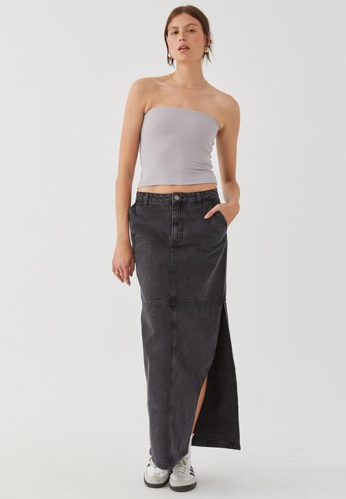 Supré  - Luxe Longline Tube Top - Blue Stone