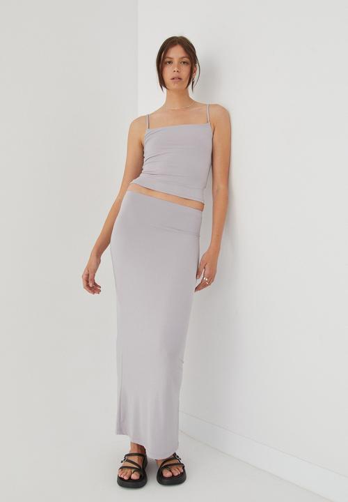 Supré  - Luxe Hipster Maxi Skirt - Bluestone